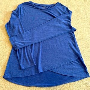 Amazon essentials LS blue tee